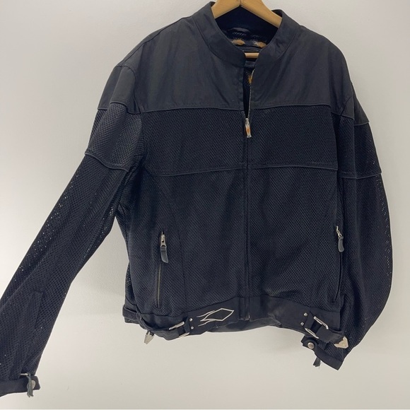 POWER TRIP men’s racing motorcycle jacket black L - Picture 3 of 11